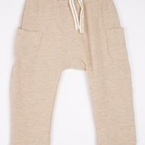 Oatmeal Drop Crotch French Terry Pant