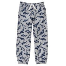 Grey Shark Allover Print Active Jogger