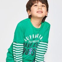 Green Superior Double Layer Sleeve Tee