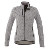 Textured Grey Slim-Fit Fleece Jacket