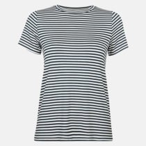 Black & White Stripe Crewneck