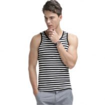 1x1 Ribbed Striped Tank