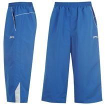Royal Blue Woven Track Capri Pant