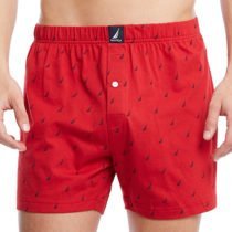 Crimson Red Anchor Printed Boxer